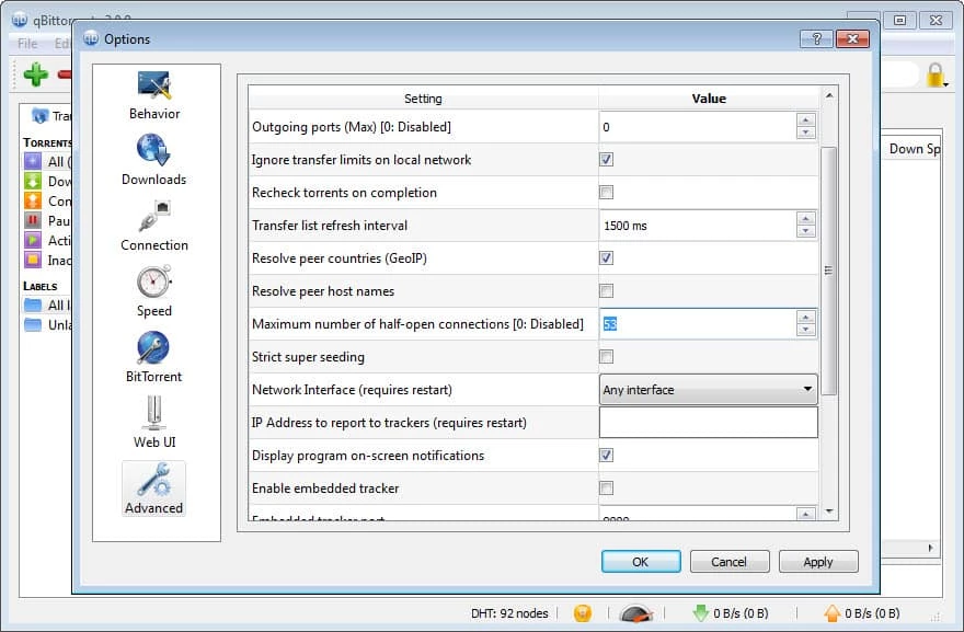 qBittorrent — captura de tela 5